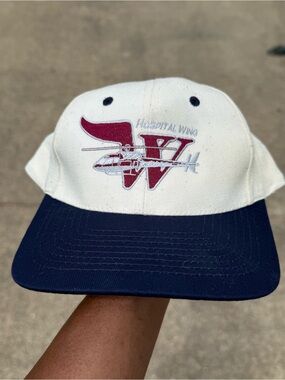 Vintage Hospital Wing Embroidered Snapback Hat